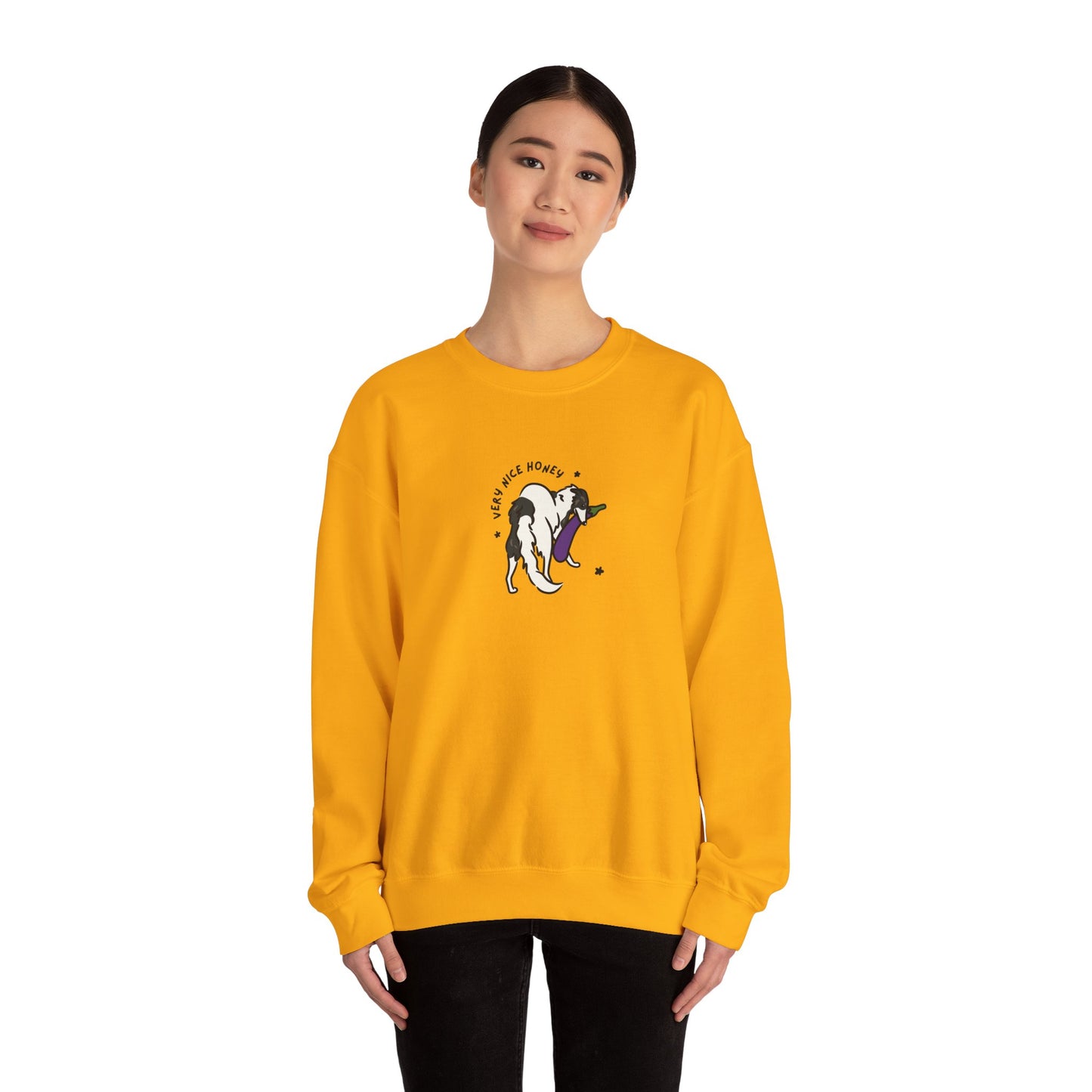 very nice honey crewneck