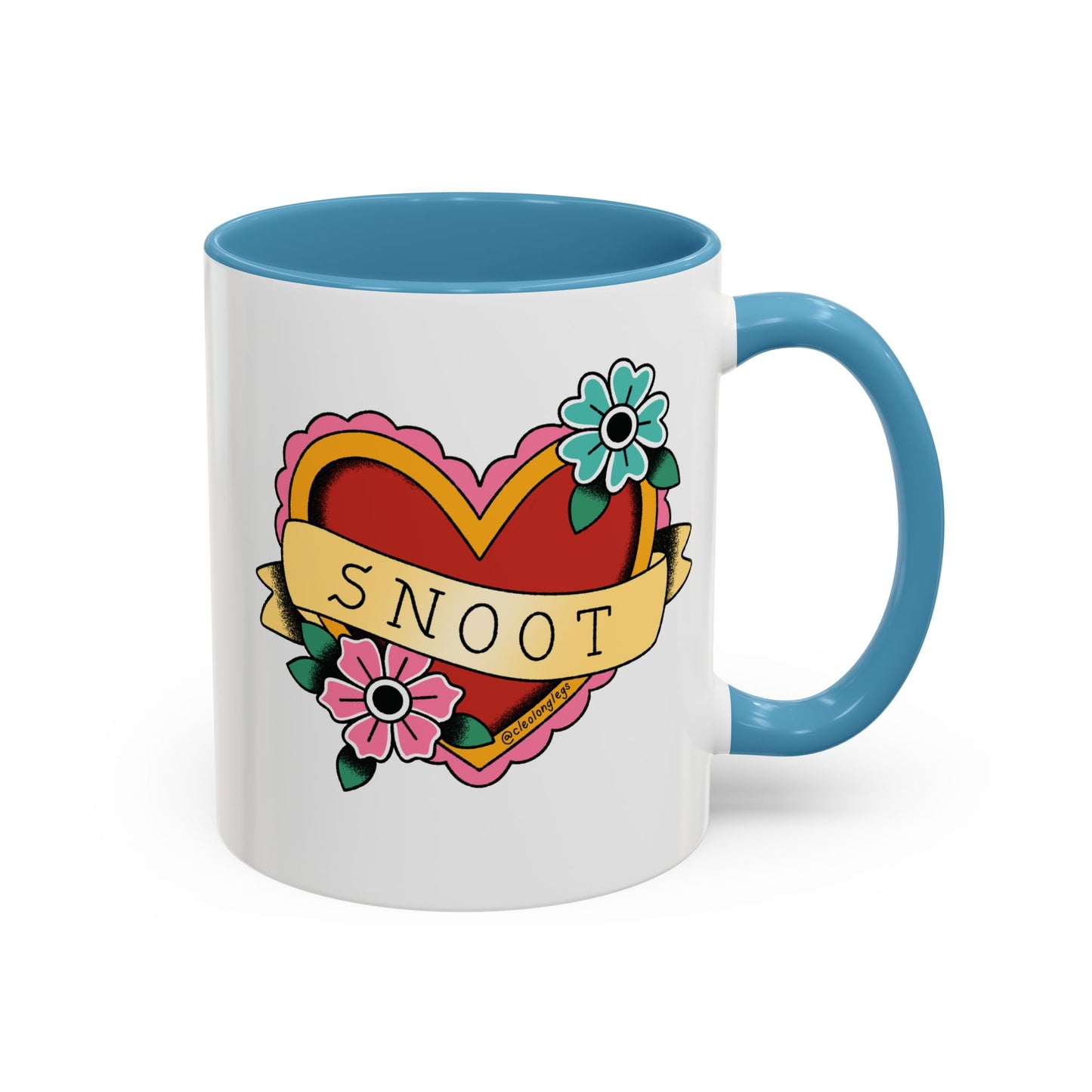 i heart snoot mug