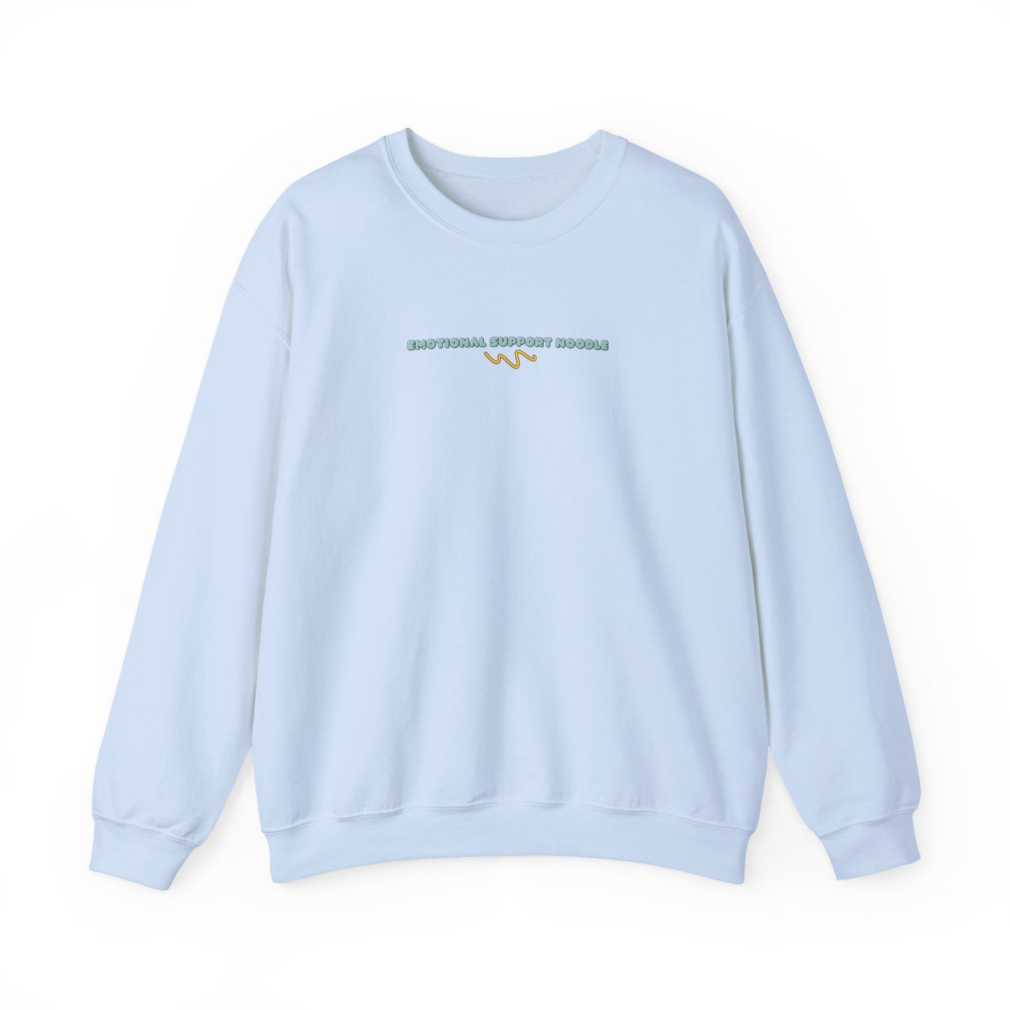 emotional support noodle crewneck