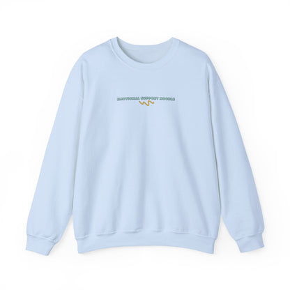 emotional support noodle crewneck
