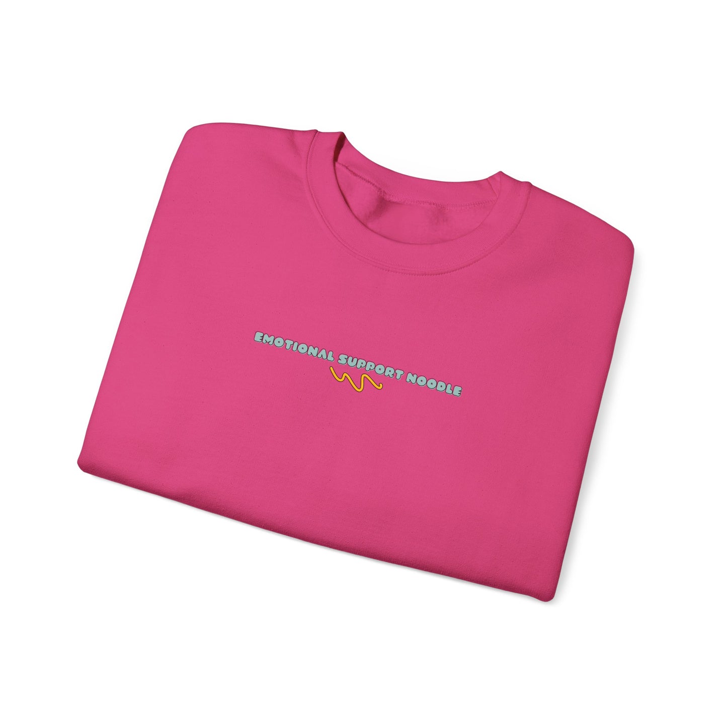 emotional support noodle crewneck