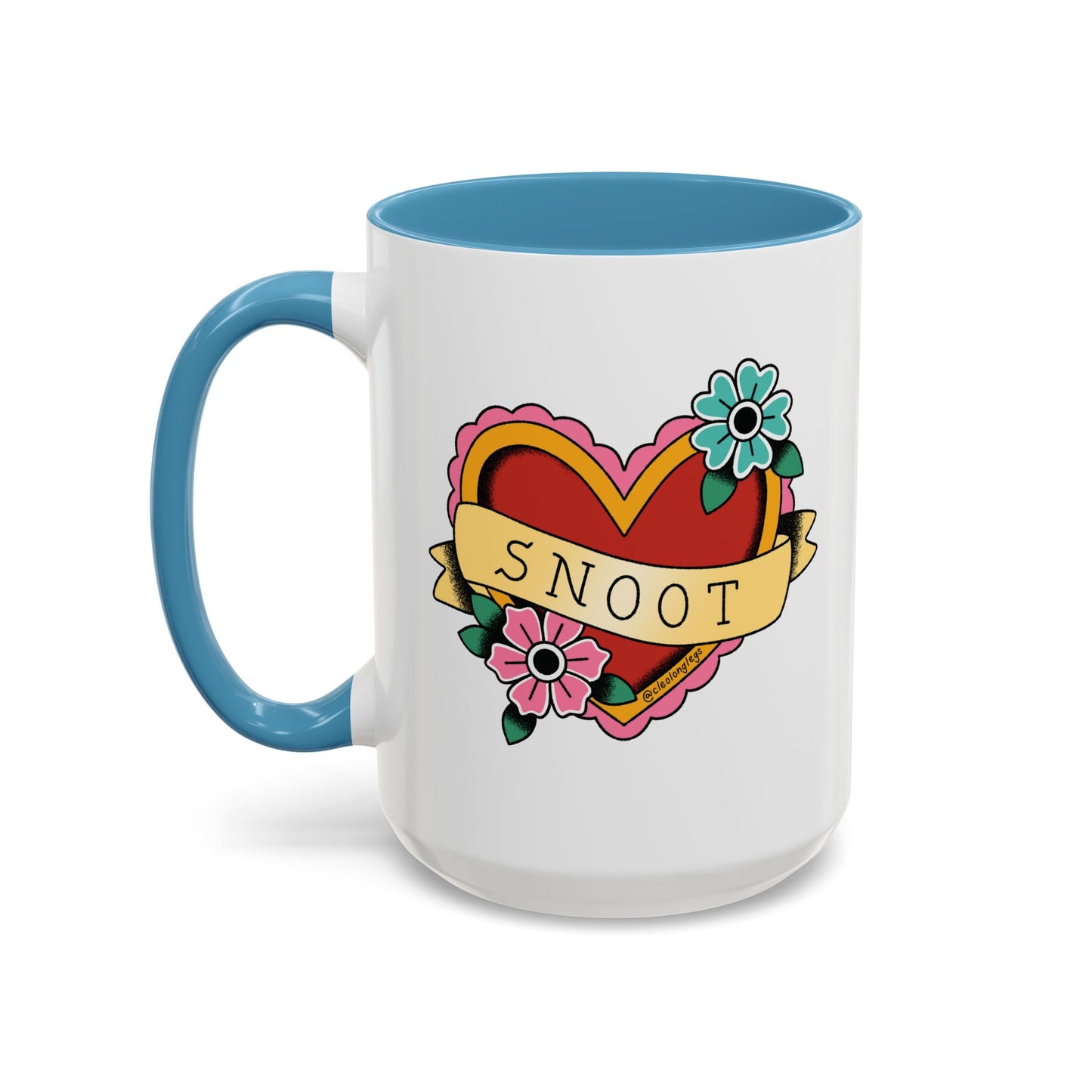 i heart snoot mug