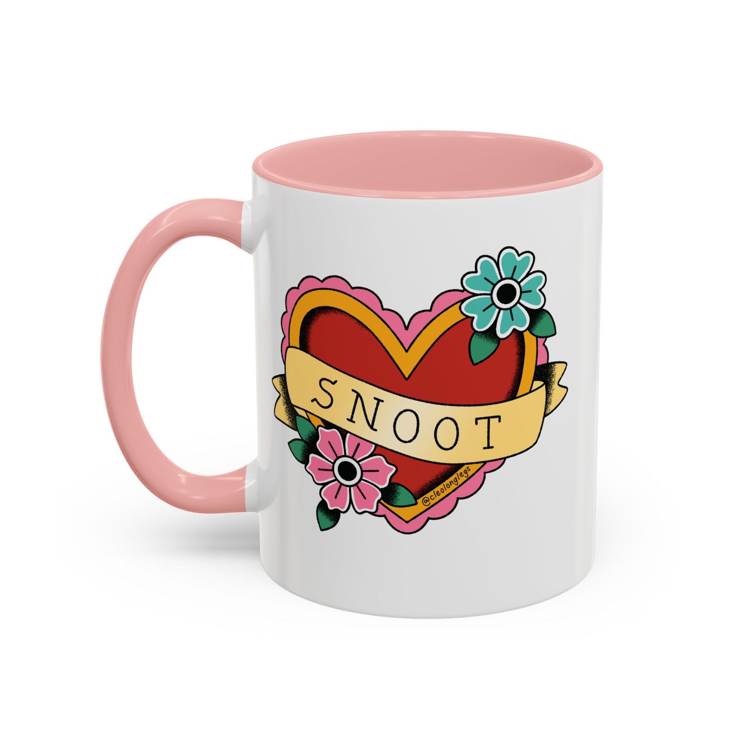 i heart snoot mug