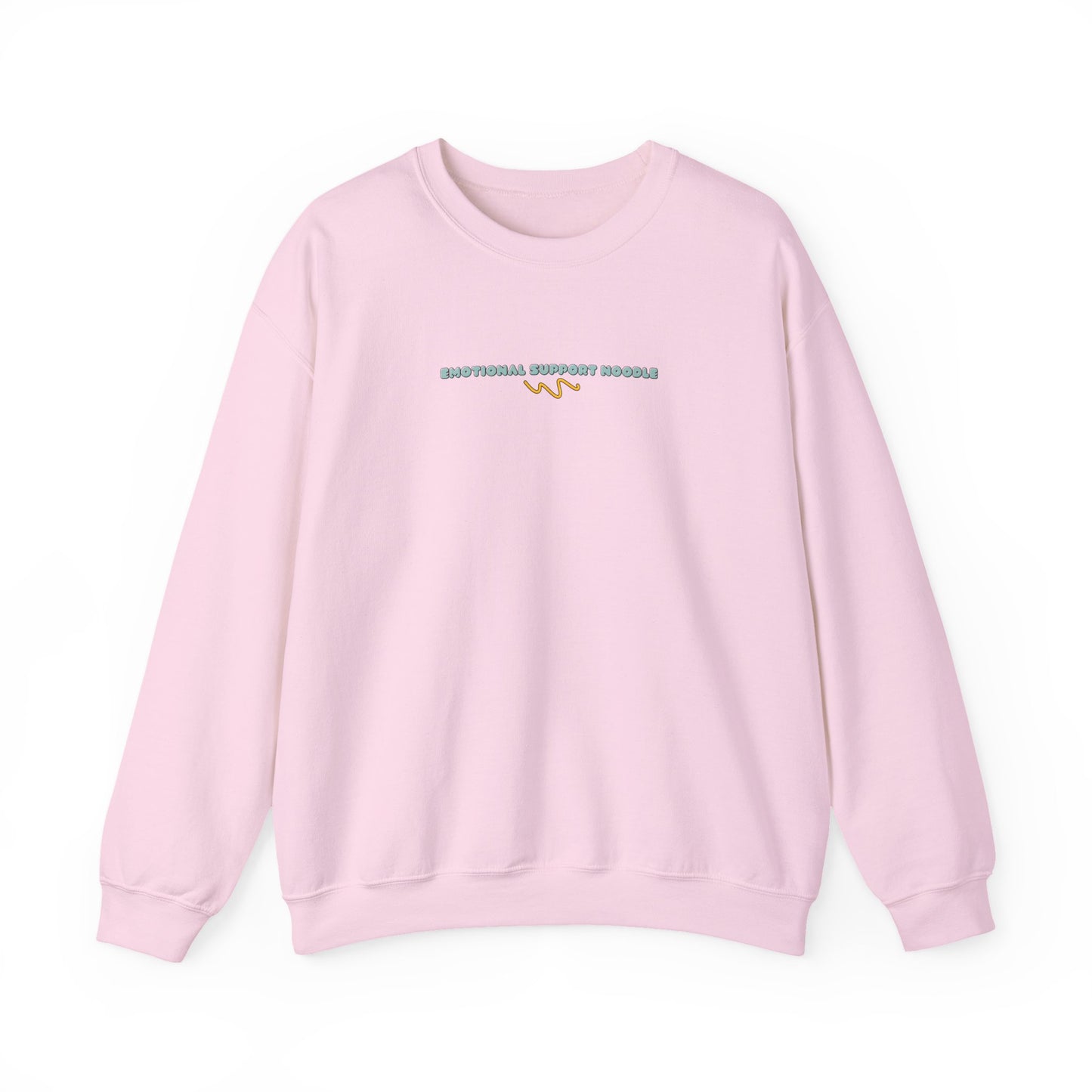 emotional support noodle crewneck