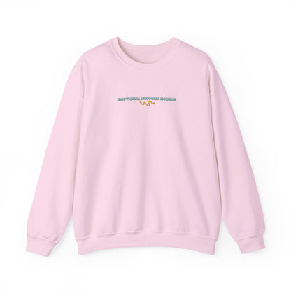 emotional support noodle crewneck