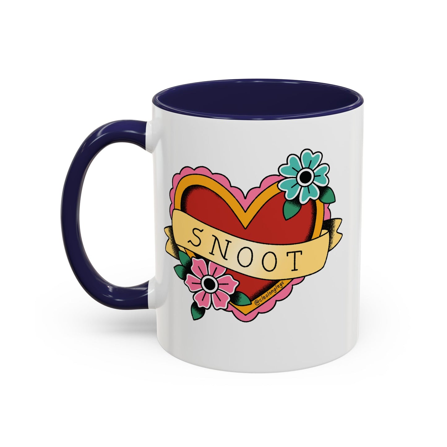 i heart snoot mug