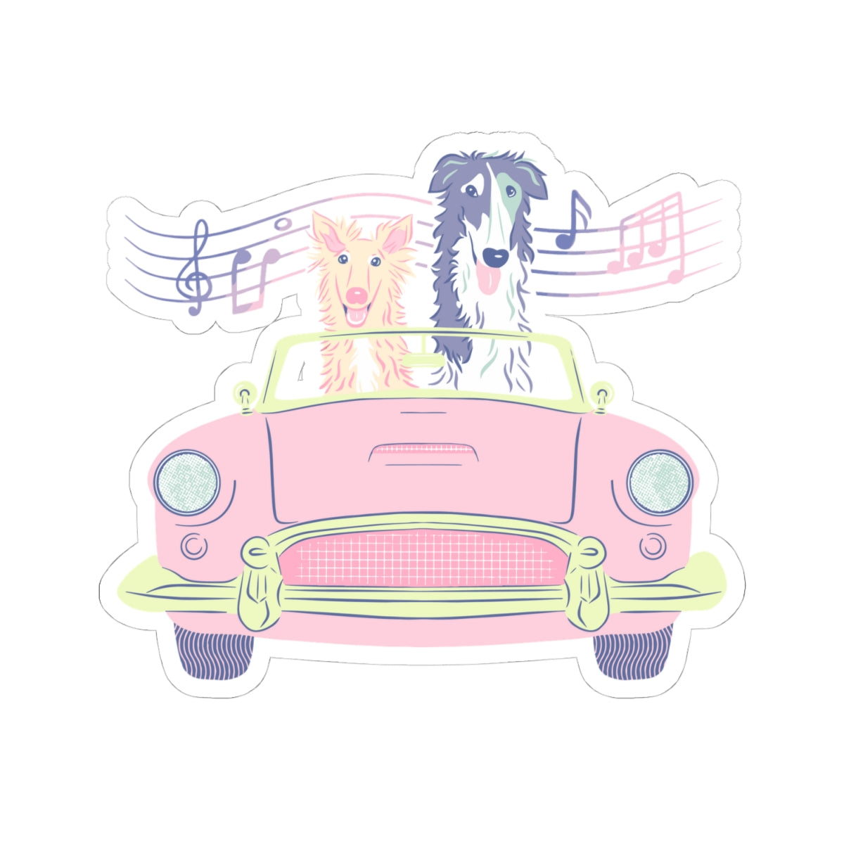 cruisin for a snootin sticker