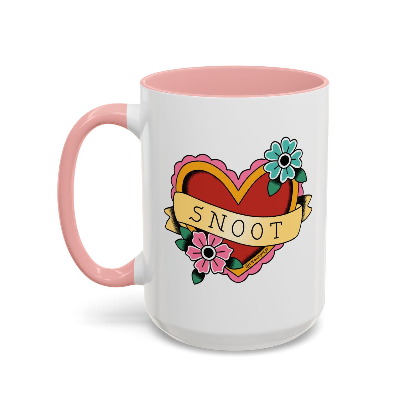 i heart snoot mug