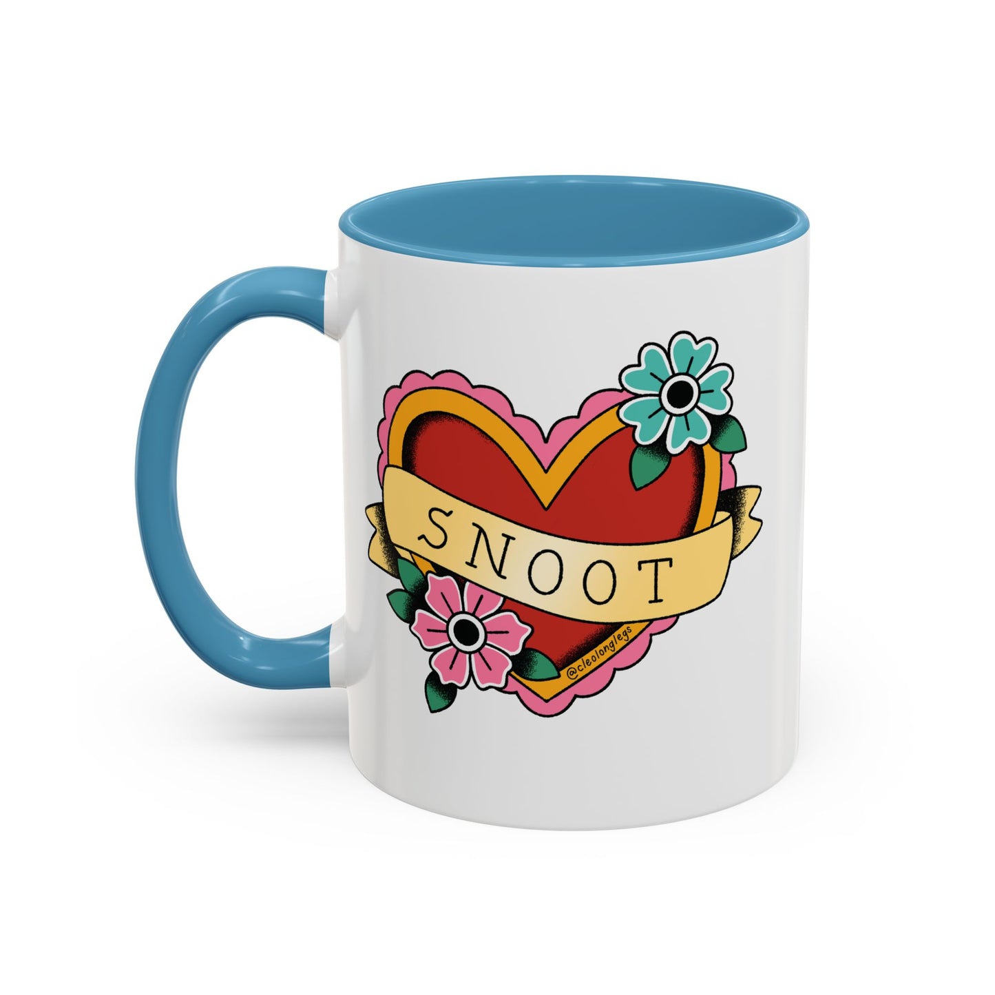 i heart snoot mug