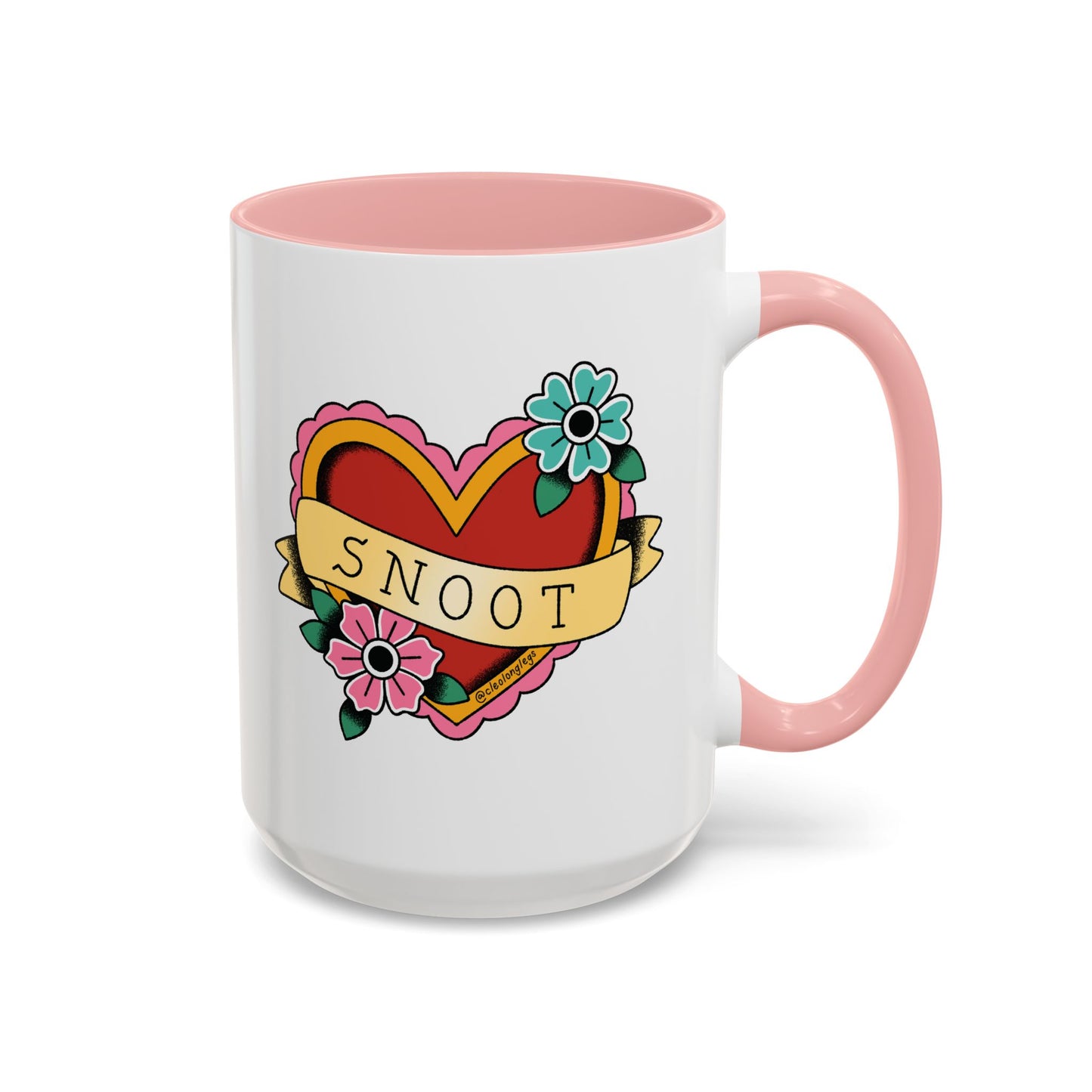 i heart snoot mug