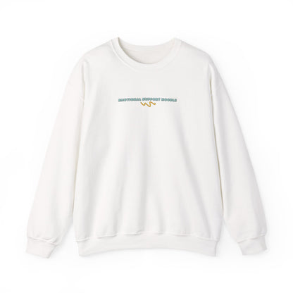 emotional support noodle crewneck