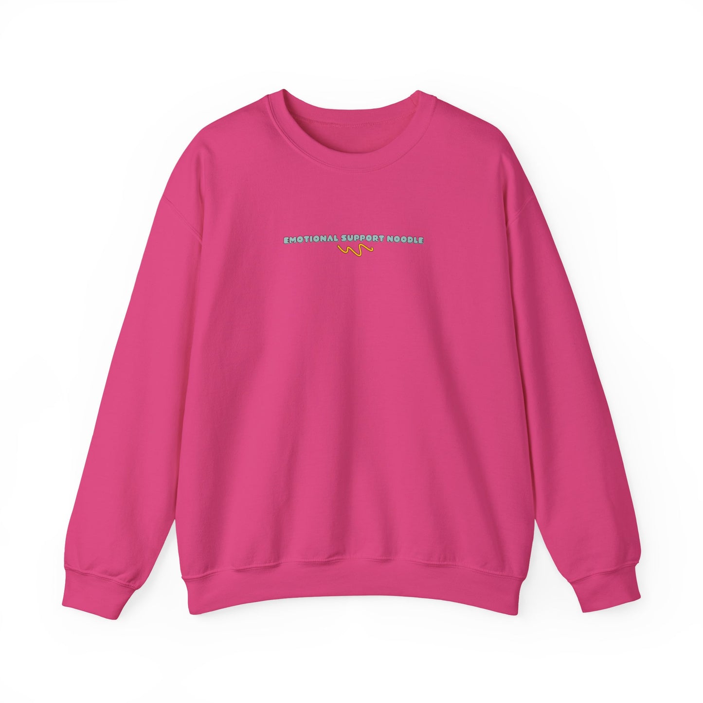 emotional support noodle crewneck