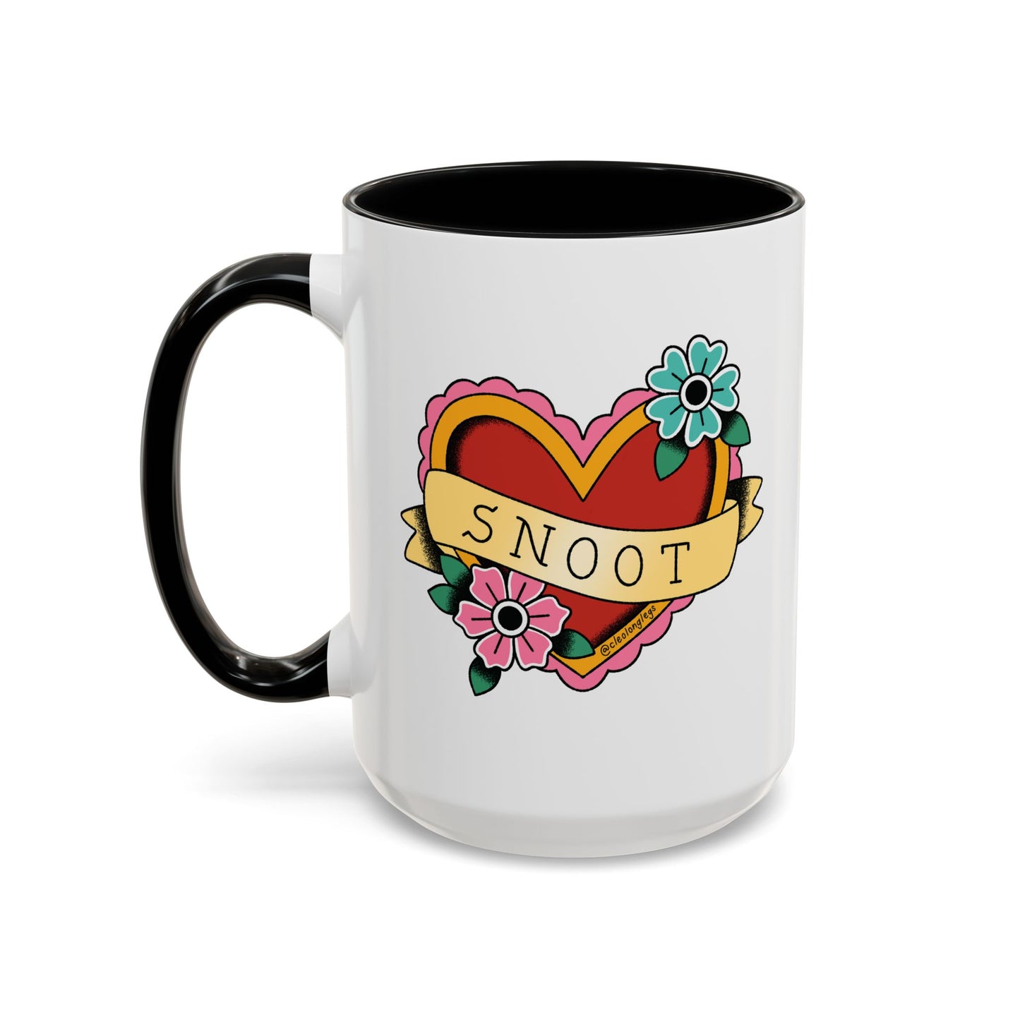 i heart snoot mug
