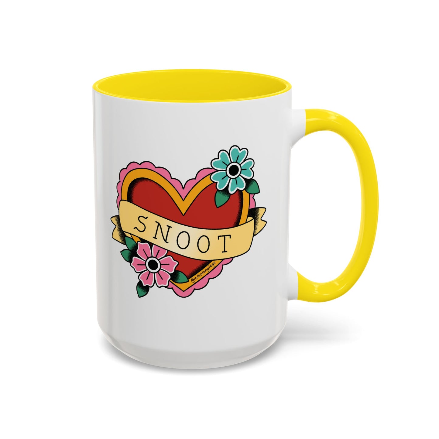 i heart snoot mug