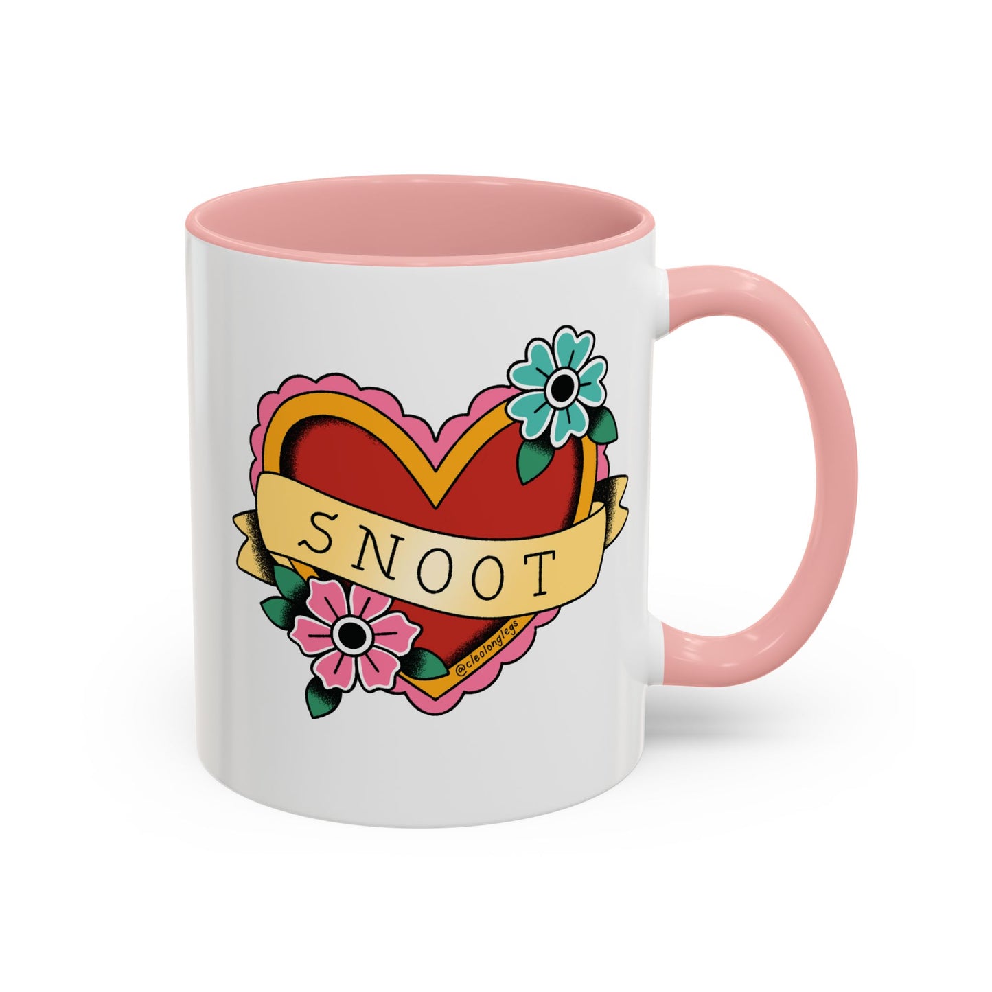 i heart snoot mug