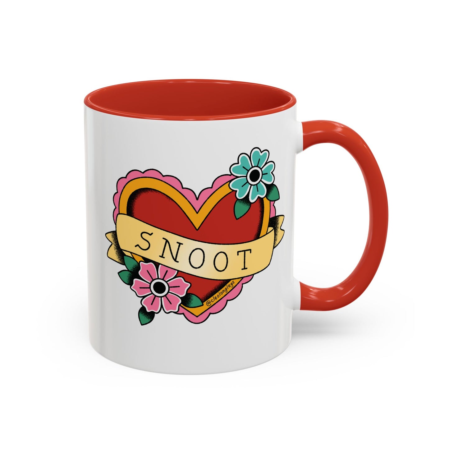 i heart snoot mug