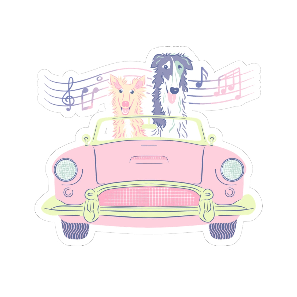 cruisin for a snootin sticker