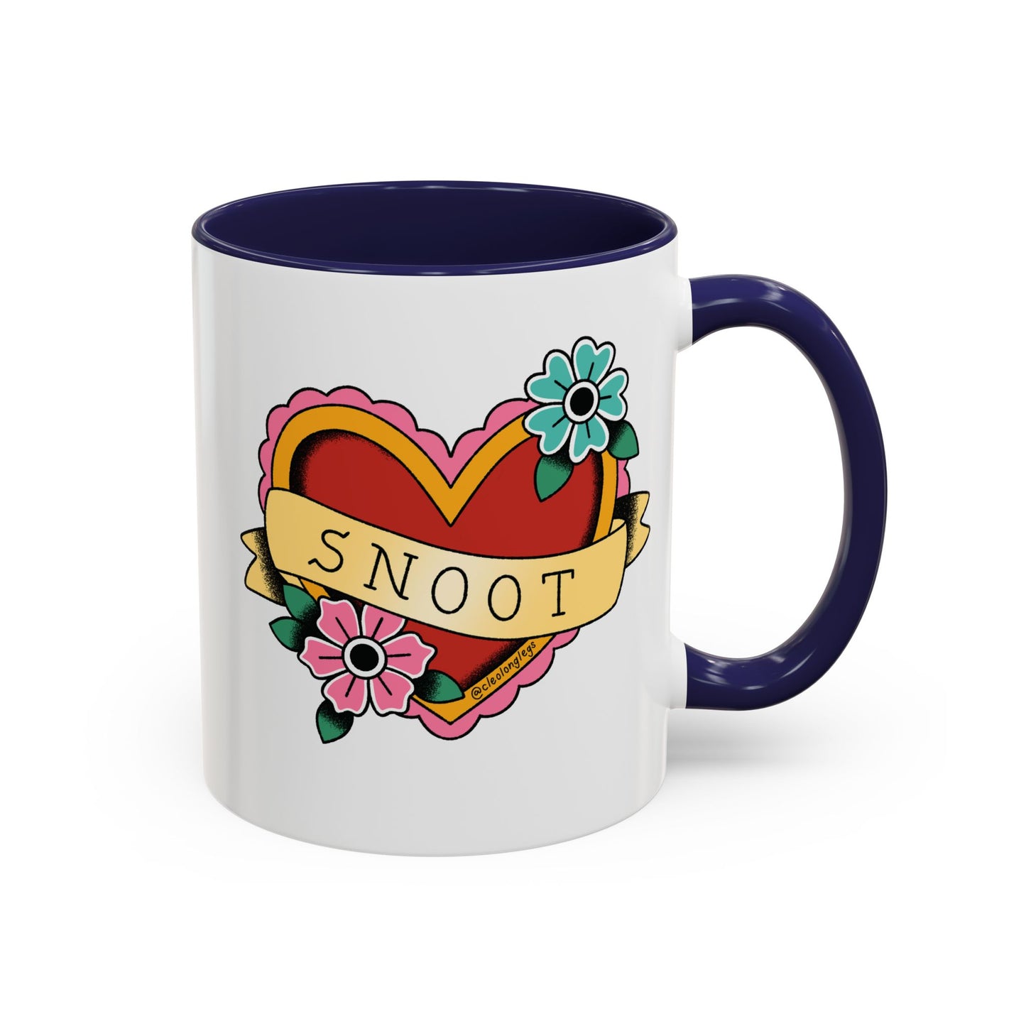i heart snoot mug