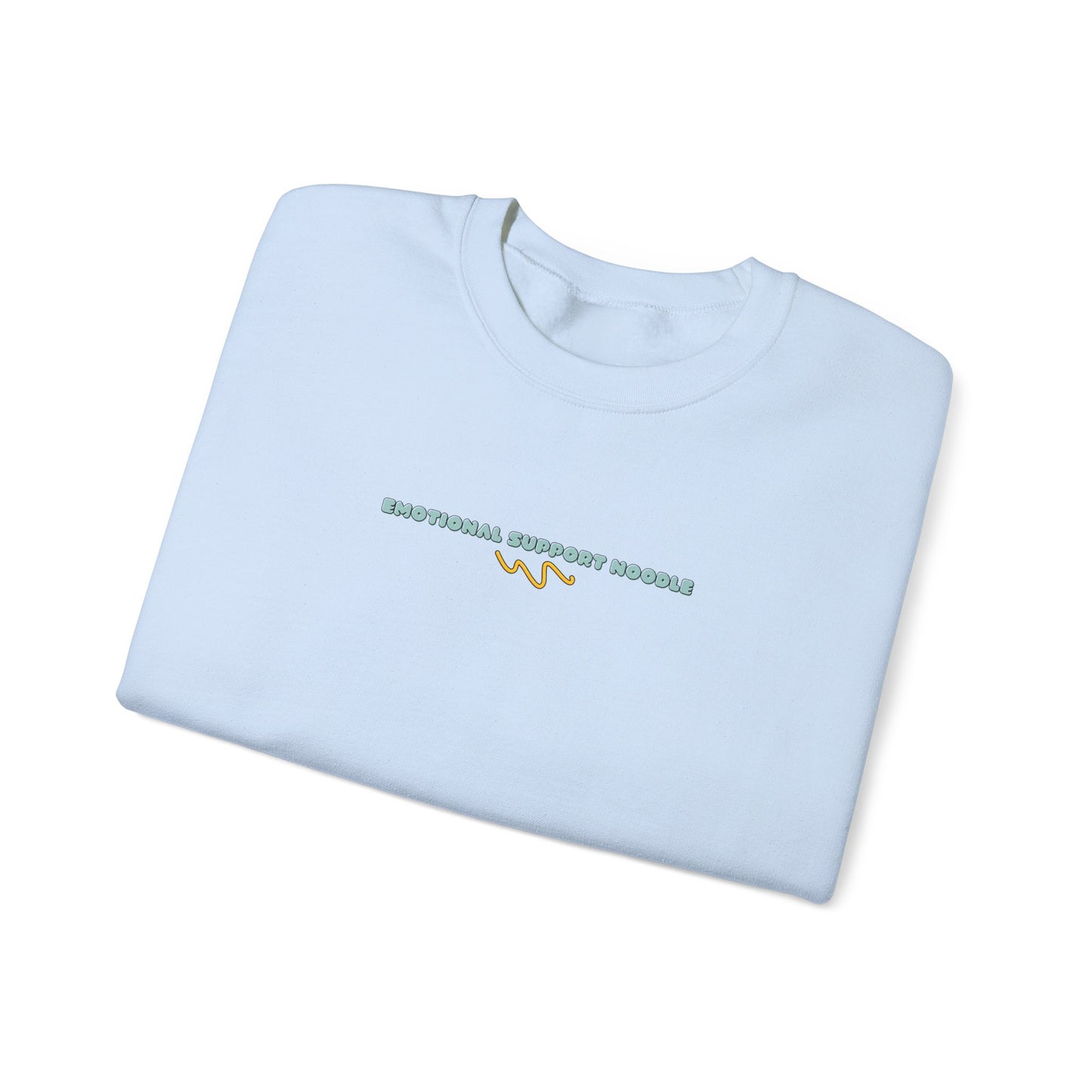 emotional support noodle crewneck
