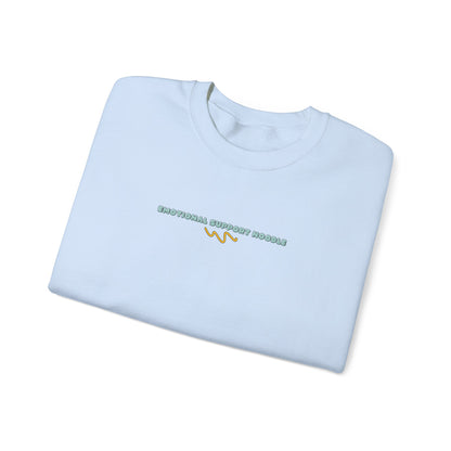 emotional support noodle crewneck