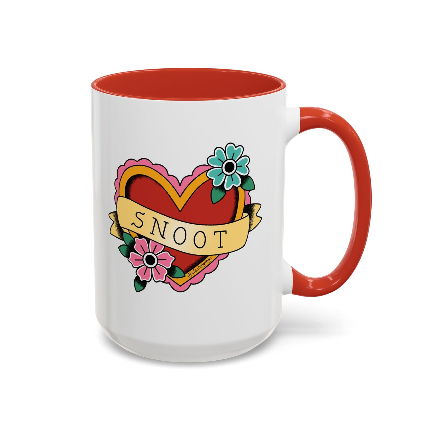i heart snoot mug
