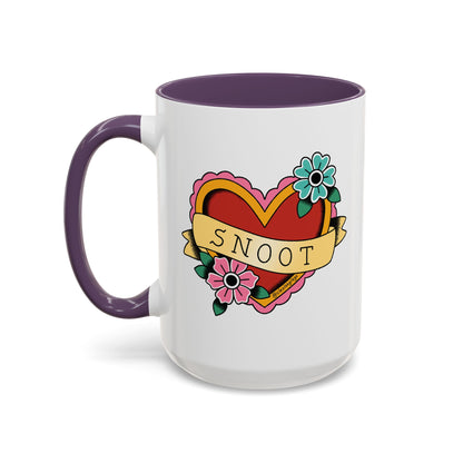 i heart snoot mug