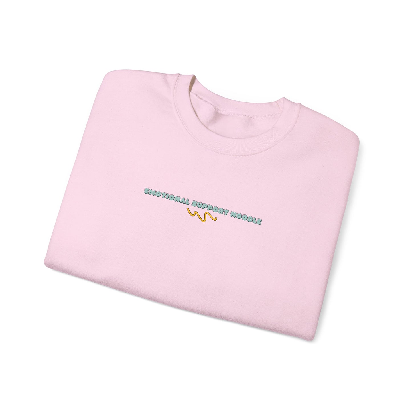 emotional support noodle crewneck