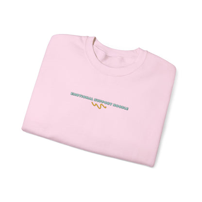 emotional support noodle crewneck