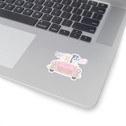 cruisin for a snootin sticker