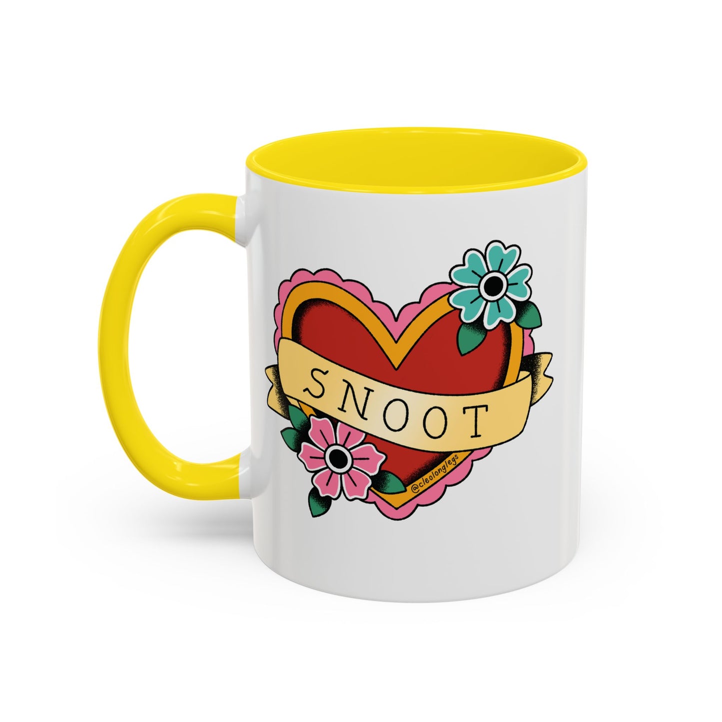 i heart snoot mug