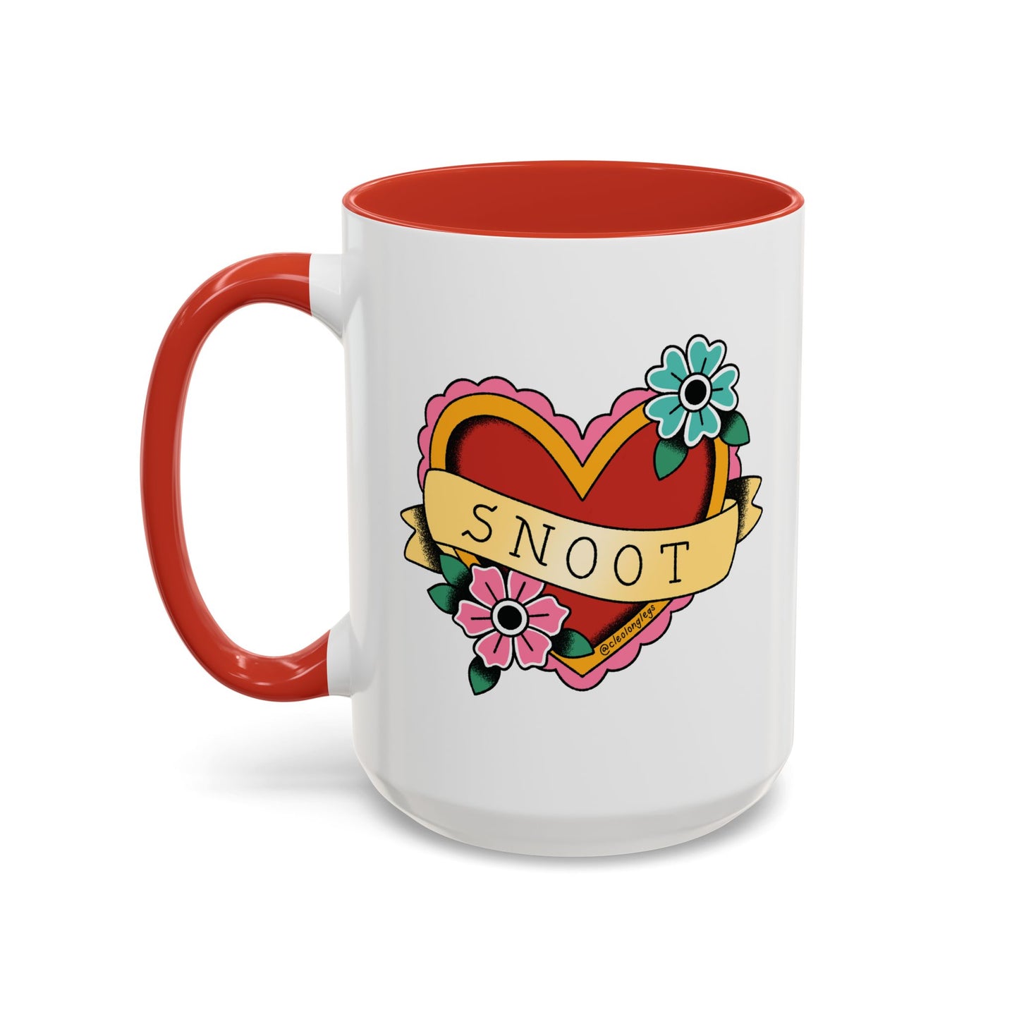 i heart snoot mug