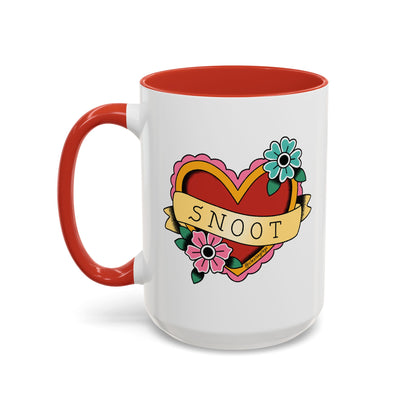 i heart snoot mug