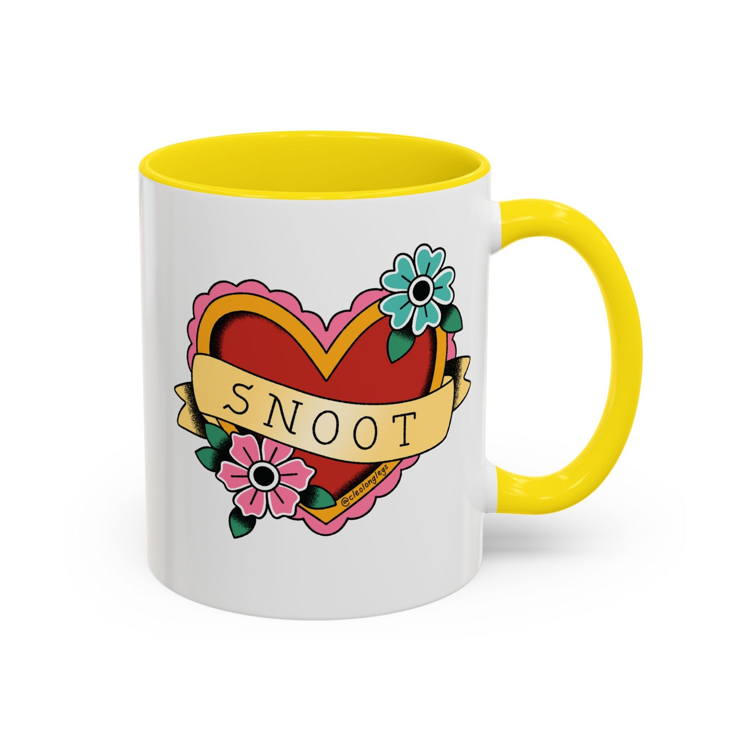 i heart snoot mug