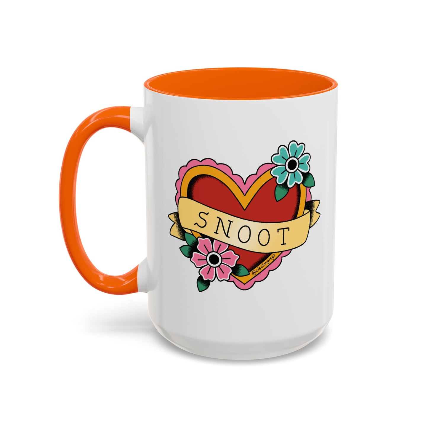 i heart snoot mug