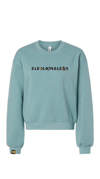 premium cropped womens crewneck 1M edition *PRE-ORDER*