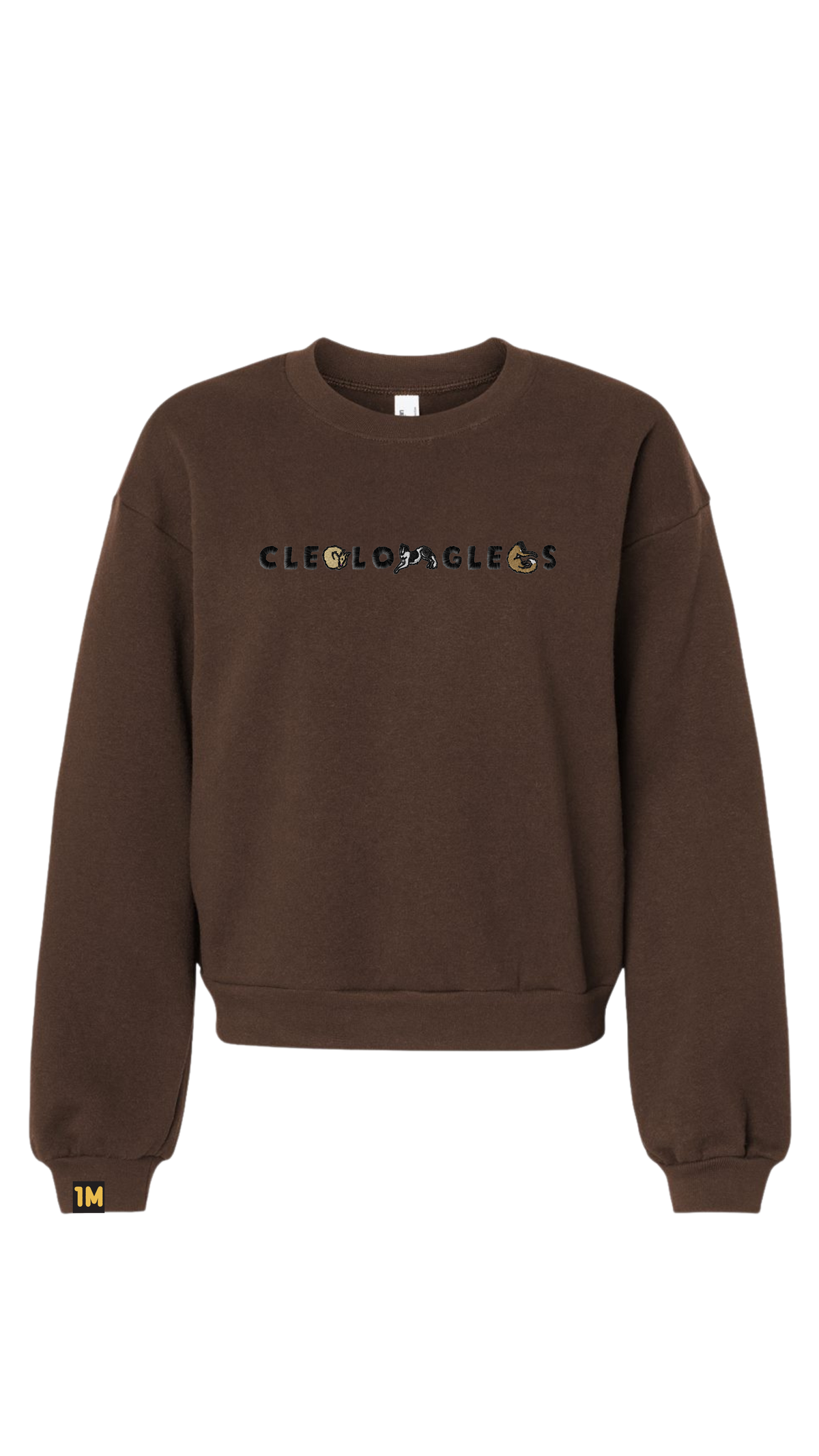 premium cropped womens crewneck 1M edition *PRE-ORDER*